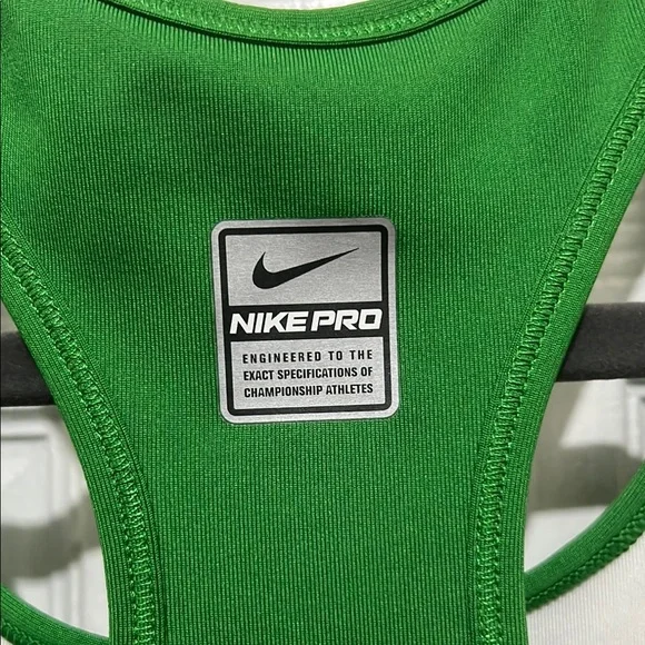 Nike Pro Emerald Green Racer Back Tank - Picture 3 of 7